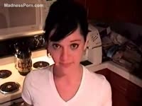 Perfect wife in the kitchen